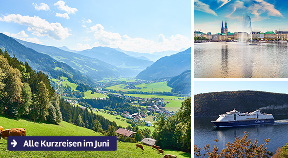 Alle Kurzreisen im Juni