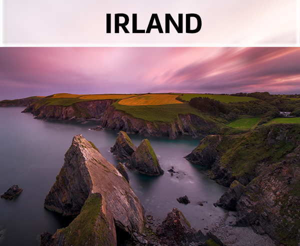 Irland: Küstenlandschaft.