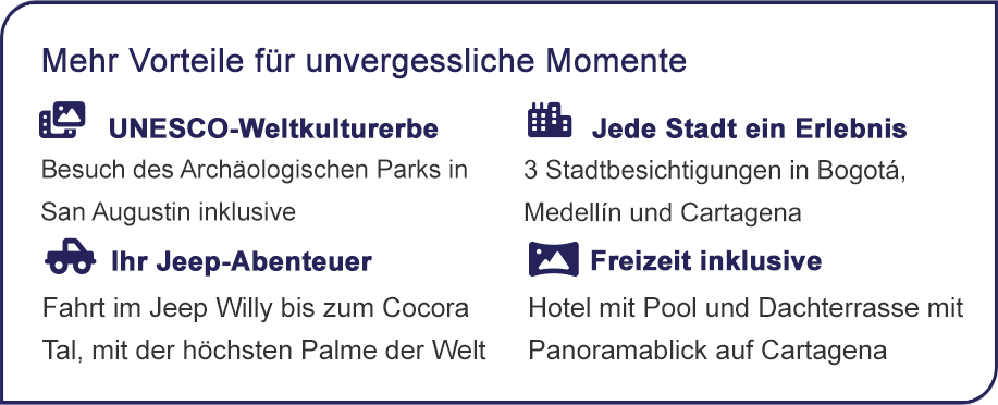 Ihre Vorteile für unvergessliche Momente.