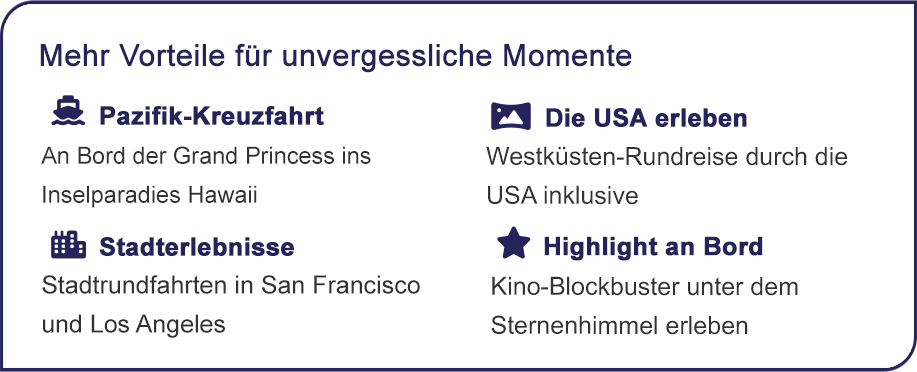 Mehr Vorteile für unvergessliche Momente