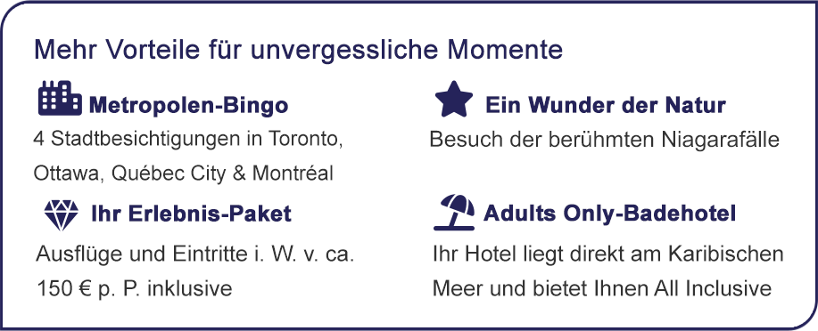 Ihre Vorteile für unvergessliche Momente.