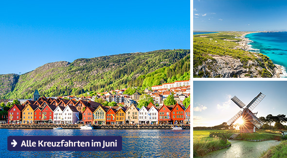 Alle Kreuzfahrten im Juni
