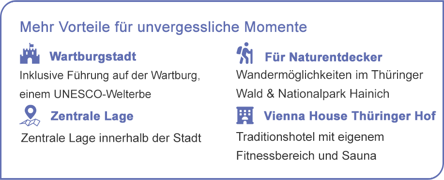 Mehr Vorteile für unvergessliche Momente