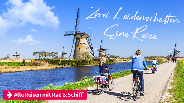 Alle Reisen mit Rad & Schiff